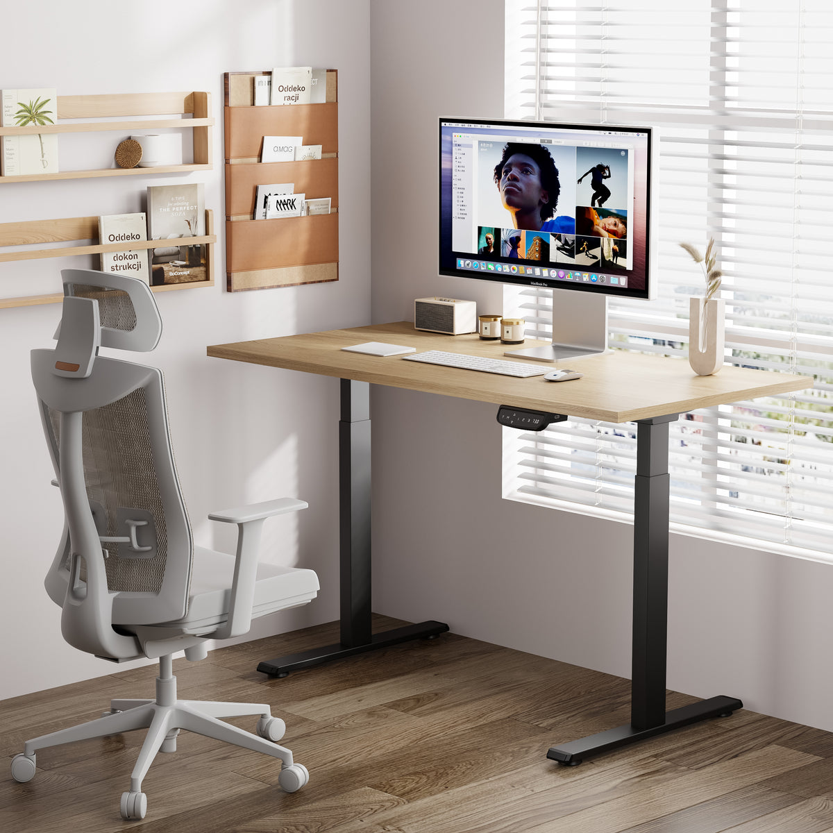 Dual Motor | Height-Adjustable Standing Desk (2 Stage) with Table-Top ...