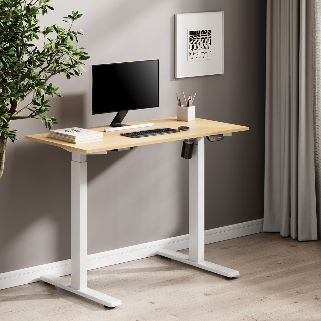 Single Motor | Height-Adjustable Standing Desk (2 Stage) with Table-To ...